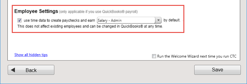 clicktime quickbooks connector