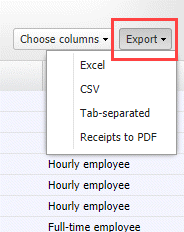 expensebeta-export-options.png