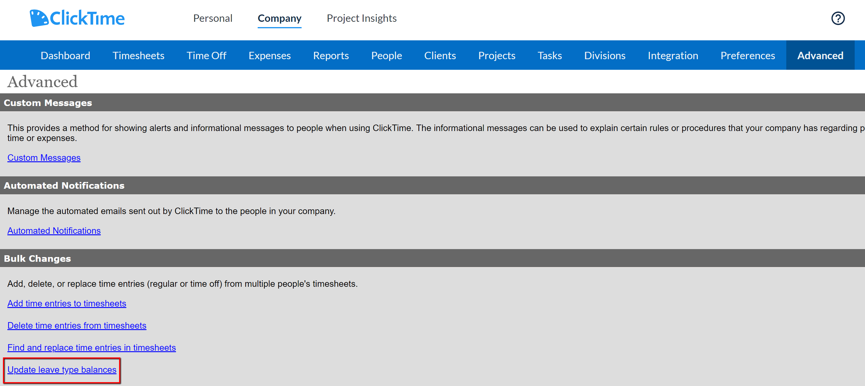 clicktime timesheets