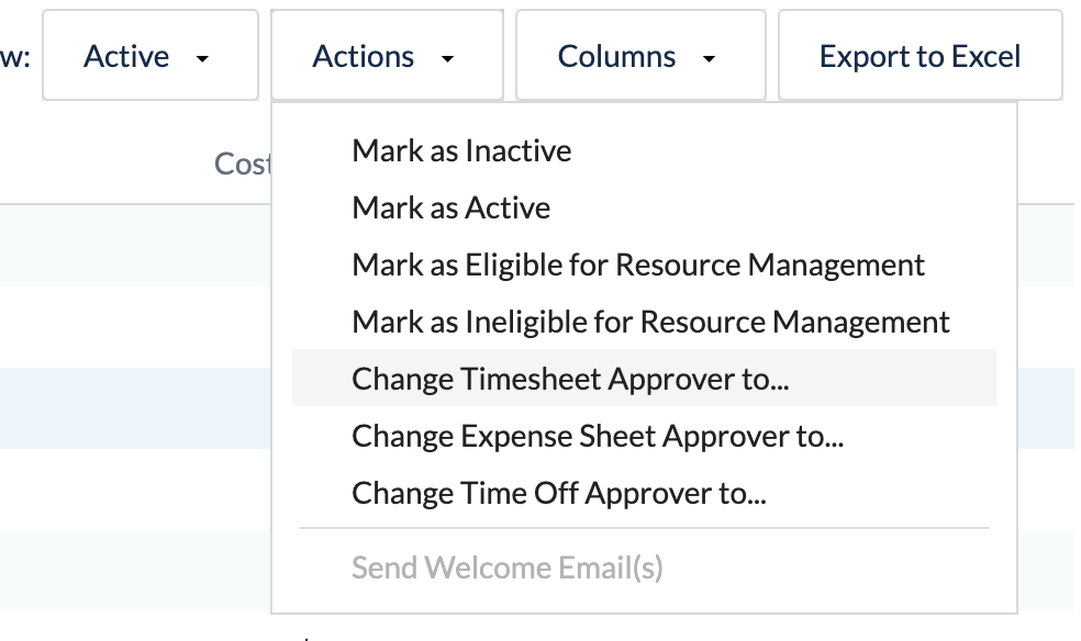 Approver dialog
