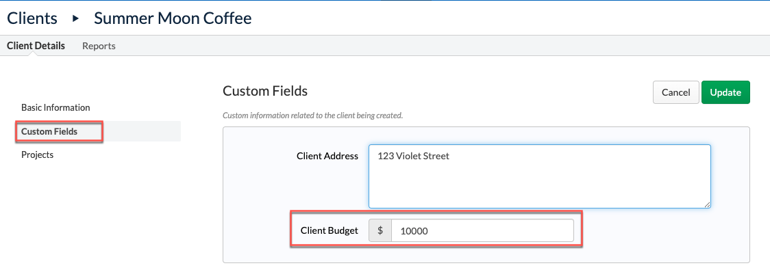 Currency field on entry