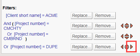 Extending parentheses