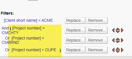 Final filter example with parentheses