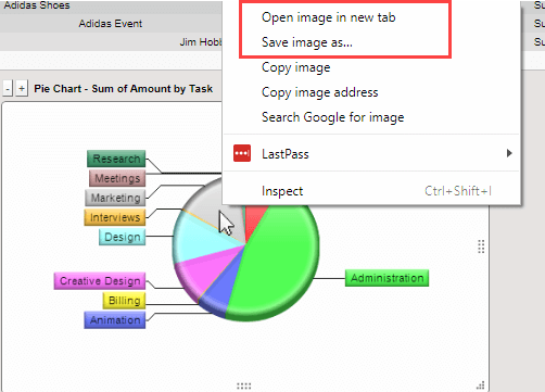 Saving a chart image