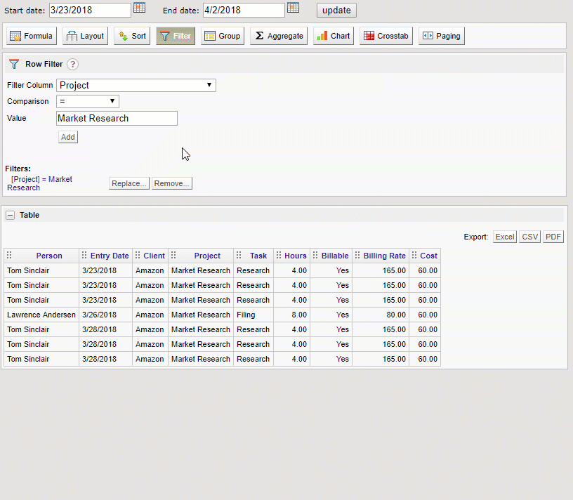 Toggle AND to OR in filters