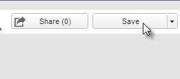 Report Builder save button