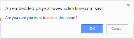 Delete a Report Builder report