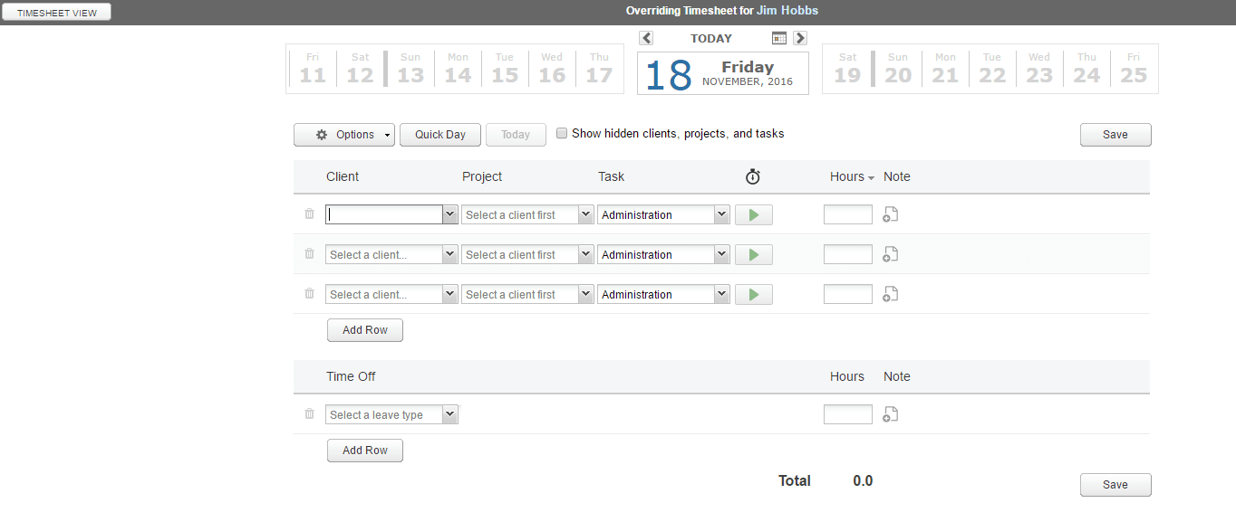 unlock timesheet clicktime